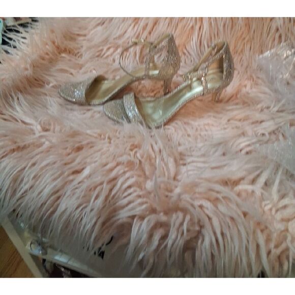 Michael Kors Glitter Heels - Silver and Gold - Picture 6 of 11